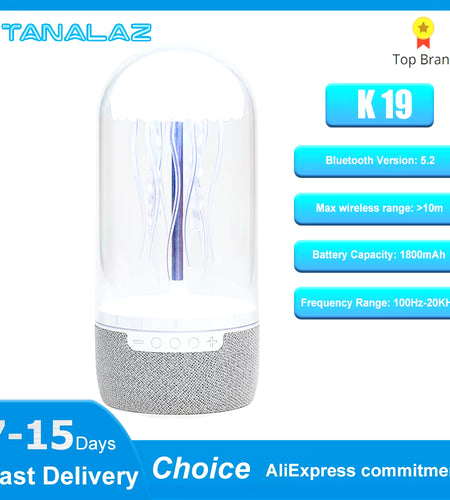TANALAZ K19 Portable Bluetooth 5.2 Speaker Wireless Speaker 3D Surround Subwoofer Music Player Audio Home Theater Sound System