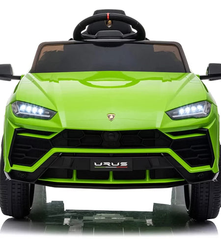 Lamborghini Urus 12V Electric Powered Ride on Car Toys for Girls Boys, Yellow Kids Electric Vehicles Ride on Toys with Remote Control, Foot Pedal, MP3 Player and LED Headlights, CL61