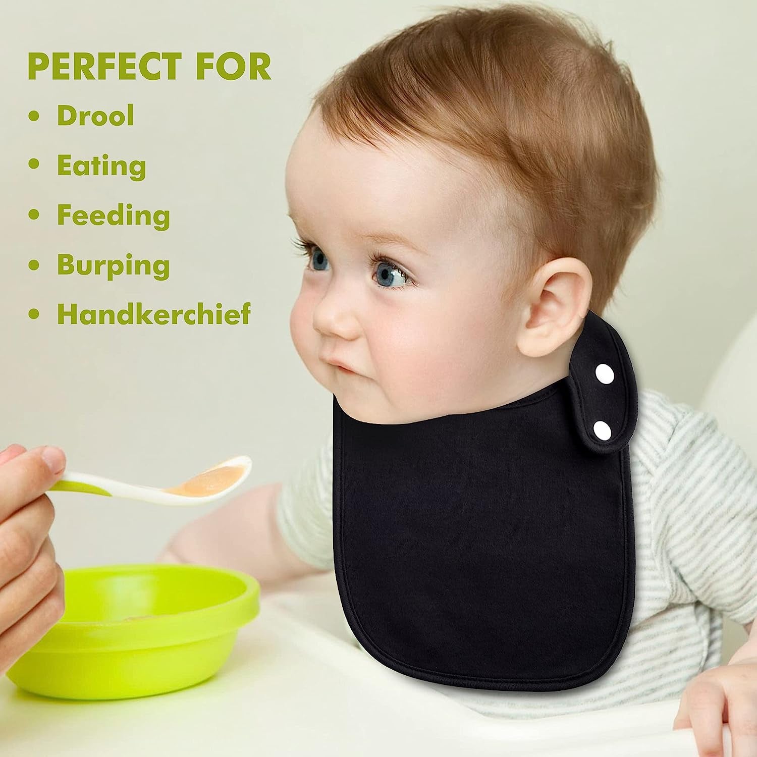 Organic Cotton Bandana Bibs Set for Newborns and Infants (0-36 Months) - Soft and Absorbent Design for Boys and Girls