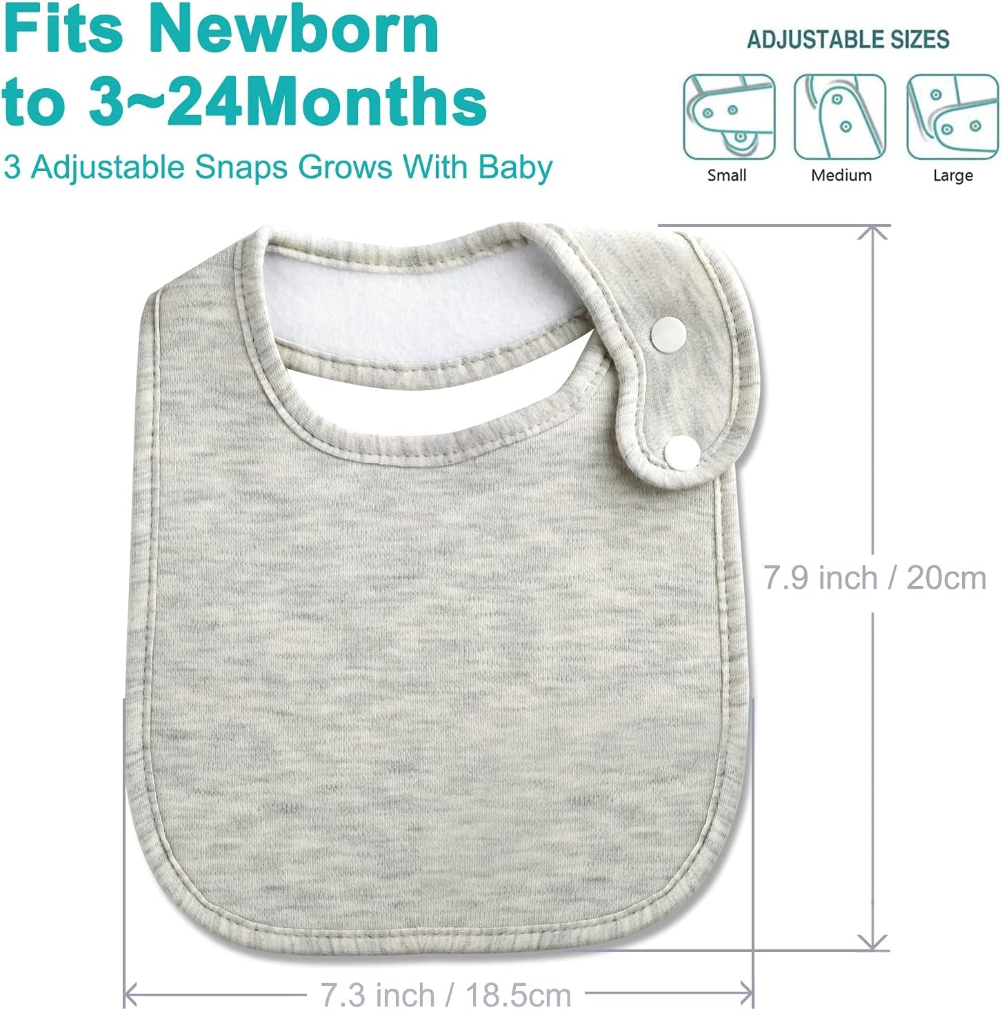 Organic Cotton Bandana Bibs Set for Newborns and Infants (0-36 Months) - Soft and Absorbent Design for Boys and Girls