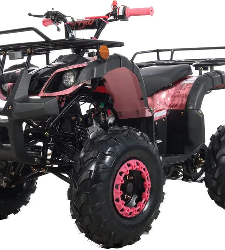 New CT 125 Gas 125Cc All-Terrian Vehicle (ATV) for Youth and Kids - Pink