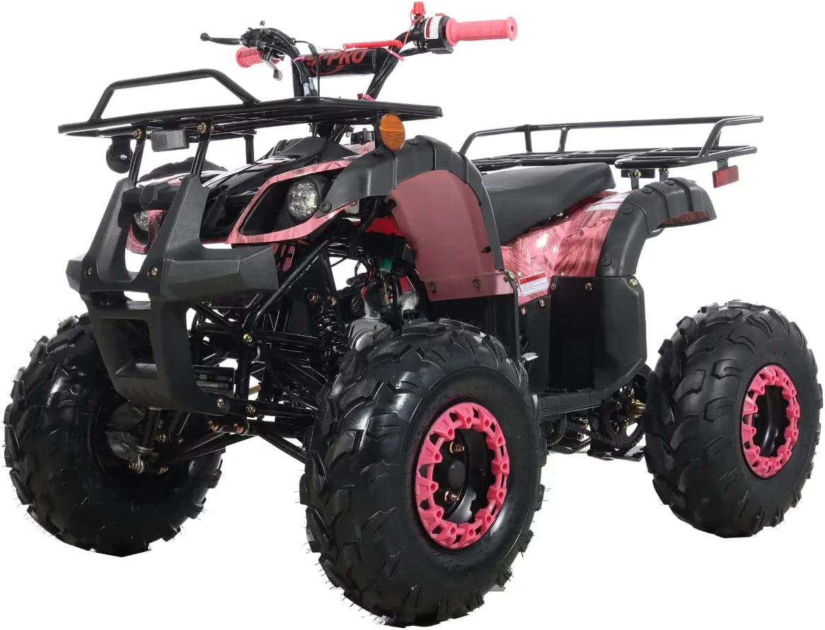 New CT 125 Gas 125Cc All-Terrian Vehicle (ATV) for Youth and Kids - Pink