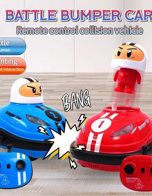 Load image into Gallery viewer, RC Toy 2.4G Super Battle Bumper Car Pop-Up Doll Crash Bounce Ejection Light Children&#39;S Remote Control Toys Gift for Parenting
